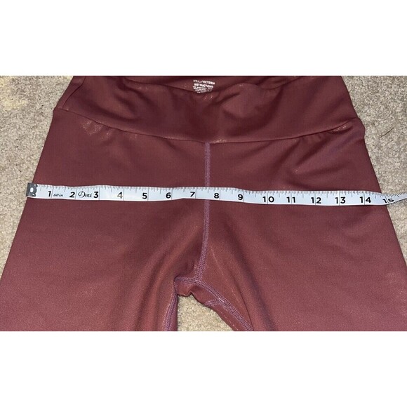 GRRRL Leggings (Small/Medium) (4-6) Metallic Purple/Pink Iridescent Print Gym - Picture 7 of 8